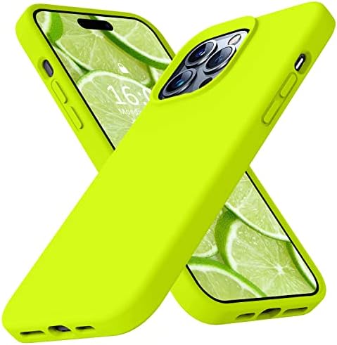 KTELE תואם למארז ה- iPhone 14 Pro Max, מארז סיליקון נוזלי AB-AB, [ארבע פינה 50+כריות אוויר זעירות אטומות